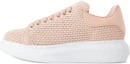 Buy (W) Alexander McQueen Baskets Basses en Cuir ''Rose Blanc'' 755628W4WA55734