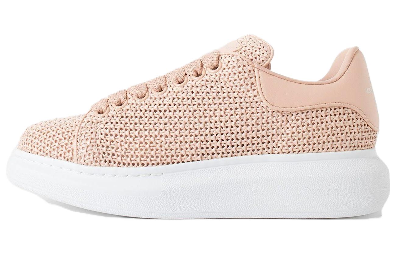 (Women) Alexander McQueen Leather Low Top 'Pink White' 755628W4WA55734