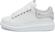 Buy (W) Alexander McQueen Baskets Basses en Cuir ''Blanches'' 769116WIEE39071