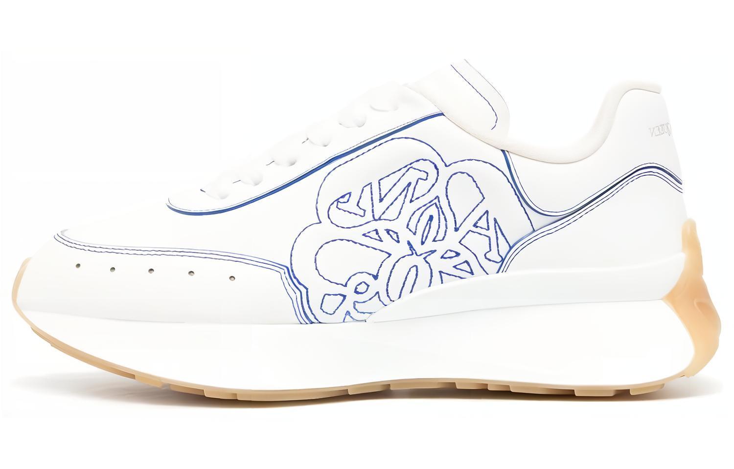 (Women) Alexander McQueen Leather Low Top 'White' 745023WIDN38818