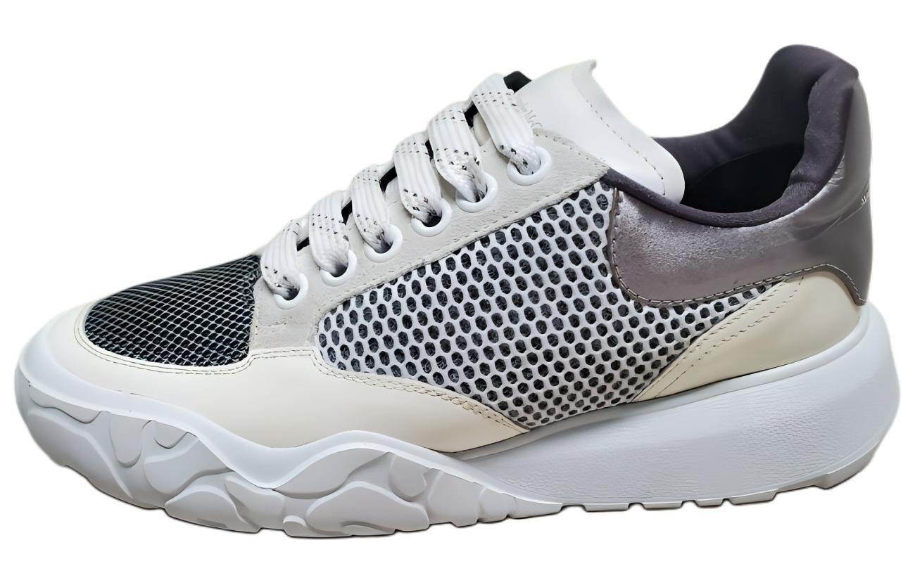 (Women) Alexander McQueen Leather Low Top 'White' 656179W4P429089