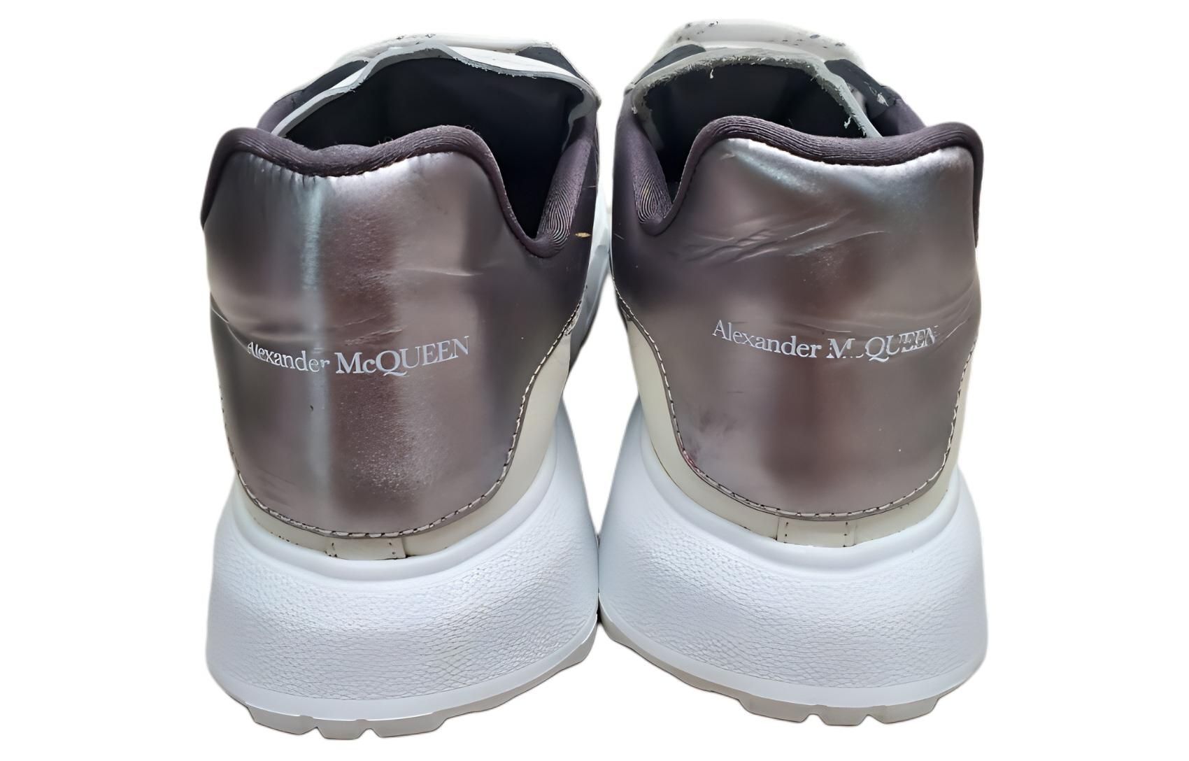 Purchase (W) Alexander McQueen Zapatillas Bajas de Piel 'Blancas' 656179W4P429089