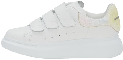 (Women) Alexander McQueen Leather Low Top 'White Velcro' 733016WICYI9035 (Women) Alexander McQueen Leather Low Top 'White Velcro' 733016WICYI9035