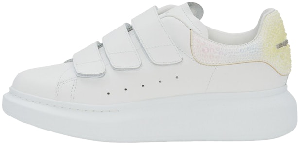 (W) アレキサンダー・マックイーン 白ベルクロ レザー スニーカー 733016WICYI9035 Buy (W) アレキサンダー・マックイーン 白ベルクロ レザー スニーカー 733016WICYI9035