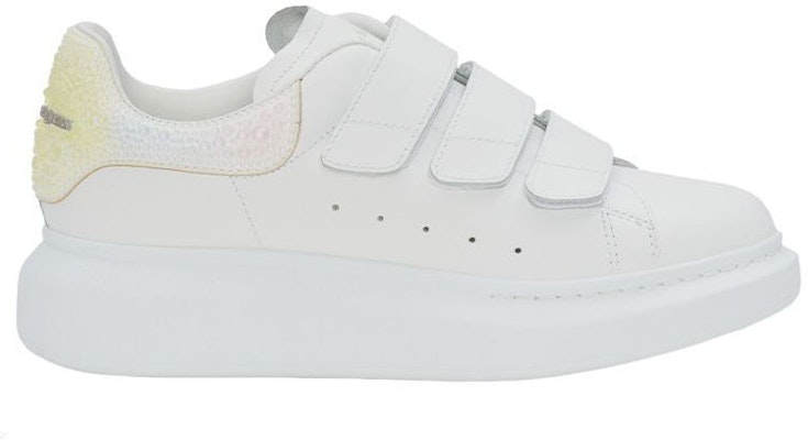 (Women) Alexander McQueen Leather Low Top 'White Velcro' 733016WICYI9035 Order (Women) Alexander McQueen Leather Low Top 'White Velcro' 733016WICYI9035