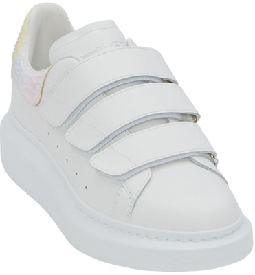 (Women) Alexander McQueen Leather Low Top 'White Velcro' 733016WICYI9035 Lookbook (Women) Alexander McQueen Leather Low Top 'White Velcro' 733016WICYI9035