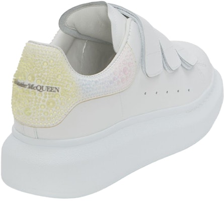 (Women) Alexander McQueen Leather Low Top 'White Velcro' 733016WICYI9035 Shop (Women) Alexander McQueen Leather Low Top 'White Velcro' 733016WICYI9035