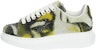 (Women) Alexander McQueen Leather Low Top Lace Up Sneaker 'White Yellow Black' 718242WICU48942