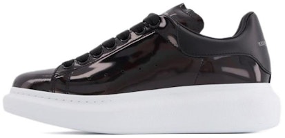 (Women) Alexander McQueen Leather Low-Top Lace-Up 'Black Fashion' 718139WHGP71000 (Women) Alexander McQueen Leather Low-Top Lace-Up 'Black Fashion' 718139WHGP71000