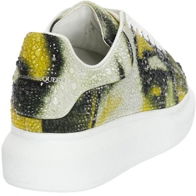 (W) Alexander McQueen Sepatu Kulit Rendah 'Putih Kuning Hitam' 718242WICU48942 Lookbook (W) Alexander McQueen Sepatu Kulit Rendah 'Putih Kuning Hitam' 718242WICU48942