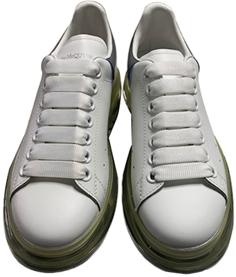 (Women) Alexander McQueen Leather Low Top Sneaker 'White Grey' 686522WIB9R9636 Lookbook (Women) Alexander McQueen Leather Low Top Sneaker 'White Grey' 686522WIB9R9636
