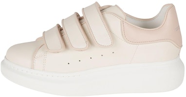 (Women) Alexander McQueen Leather Low-Top Velcro 'Beige' 721410WHJE58705 (Women) Alexander McQueen Leather Low-Top Velcro 'Beige' 721410WHJE58705