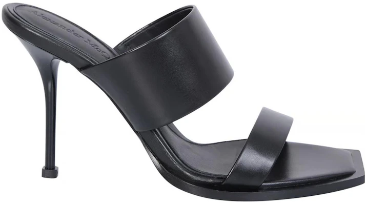 (W) Alexander McQueen Sandalo in Pelle Tacco Alto Nero Aperto ''Fashion Sandal'' 747581WIDQ01000 Order (W) Alexander McQueen Sandalo in Pelle Tacco Alto Nero Aperto ''Fashion Sandal'' 747581WIDQ01000