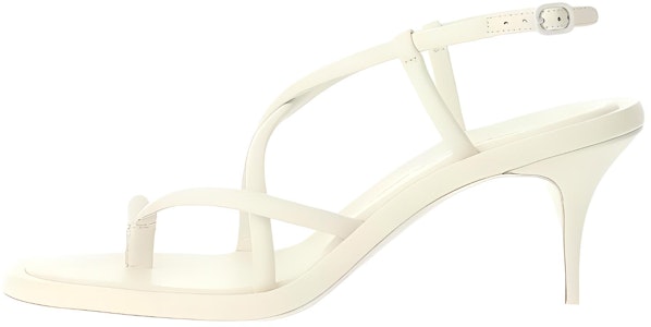 亞歷山大·麥昆 皮革露趾時尚涼鞋 女款 白色 Buy 亞歷山大·麥昆 皮革露趾時尚涼鞋 女款 白色