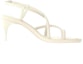 Order (W) Alexander McQueen 'Sandal Fesyen Putih' Kulit Terbuka Hujung. 666653WHW269358