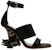 (W) Sandal Kulit Terbuka Tanpa Tumit Alexander McQueen 'Hitam' 21831WHXZC1088