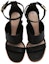 Purchase (W) Sandal Kulit Terbuka Tanpa Tumit Alexander McQueen 'Hitam' 21831WHXZC1088