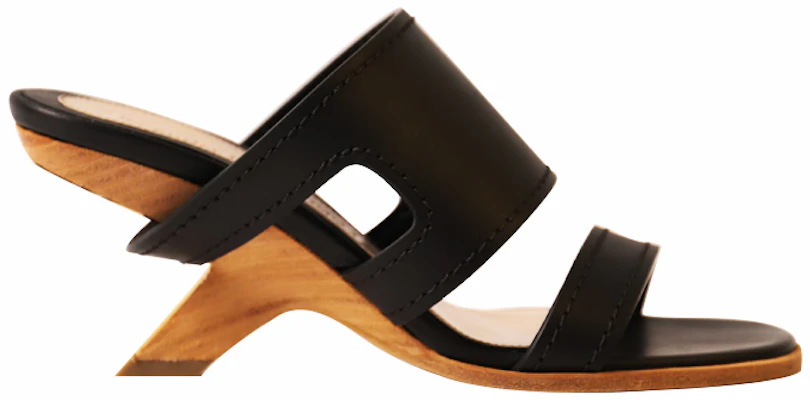 (Women) Alexander McQueen Leather Open Toe Slide 'Black' 621840WHXZ71039 Order (Women) Alexander McQueen Leather Open Toe Slide 'Black' 621840WHXZ71039