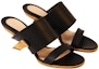 Shop (W) Alexander McQueen Selipar Kulit Terbuka 'Hitam' 621840WHXZ71039