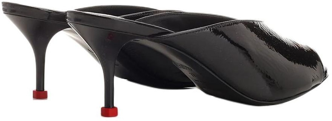 (W) 알렉산더 맥퀸 가죽 피프토 플랫 뮬 (블랙) 790126WIFF21037 Shop (W) 알렉산더 맥퀸 가죽 피프토 플랫 뮬 (블랙) 790126WIFF21037