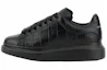 Buy (Women) Alexander McQueen Leather Platform 'Crocodile Black' 676699WIAW01000