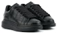 (W) Alexander McQueen Kulit Platform 'Crocodile Hitam' 676699WIAW01000