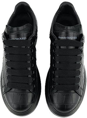 (Women) Alexander McQueen Leather Platform 'Crocodile Black' 676699WIAW01000 Lookbook (Women) Alexander McQueen Leather Platform 'Crocodile Black' 676699WIAW01000