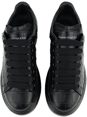 (Women) Alexander McQueen Leather Platform 'Crocodile Black' 676699WIAW01000 Lookbook (Women) Alexander McQueen Leather Platform 'Crocodile Black' 676699WIAW01000