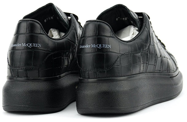 (Women) Alexander McQueen Leather Platform 'Crocodile Black' 676699WIAW01000 Shop (Women) Alexander McQueen Leather Platform 'Crocodile Black' 676699WIAW01000