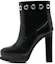 Buy (W) Bota de Tobillo Alexander McQueen de Plataforma de Cuero 'Tacón Alto Negro' 734970WHSWD1081