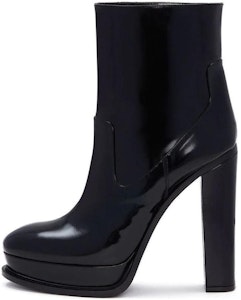 (W) Botín de Plataforma de Cuero Alexander McQueen 'Negro' 734969WHSW01000 Buy (W) Botín de Plataforma de Cuero Alexander McQueen 'Negro' 734969WHSW01000