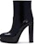 (W) But Ankle Platform Kulit Alexander McQueen 'Hitam' 734969WHSW01000