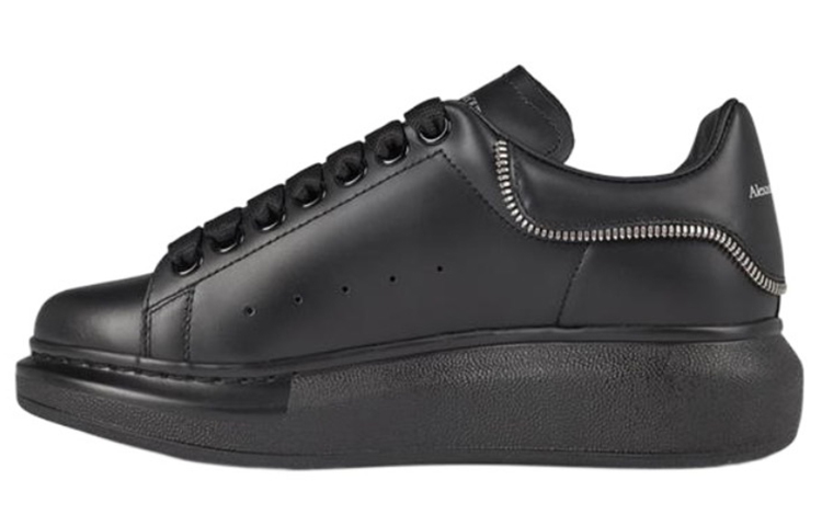 (Women) Alexander McQueen Leather Platform Low 'Black' 685670WIB9P1081