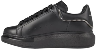 (Women) Alexander McQueen Leather Platform Low 'Black' 685670WIB9P1081 (Women) Alexander McQueen Leather Platform Low 'Black' 685670WIB9P1081