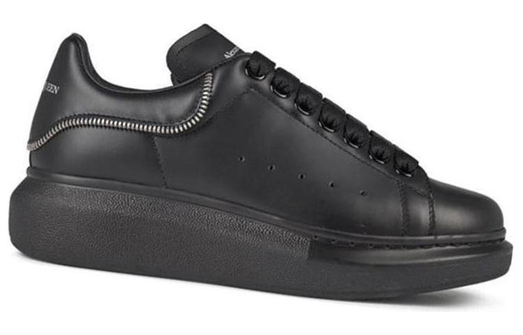 Lookbook (W) アレキサンダー・マックイーン 厚底レザーローカット (ブラック) 685670WIB9P1081