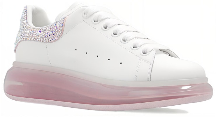 (Women) Alexander McQueen Leather Platform Low Top 'White Silver' 733019WICYC8937 Order (Women) Alexander McQueen Leather Platform Low Top 'White Silver' 733019WICYC8937