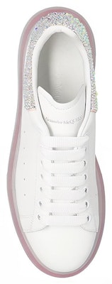 (Women) Alexander McQueen Leather Platform Low Top 'White Silver' 733019WICYC8937 Lookbook (Women) Alexander McQueen Leather Platform Low Top 'White Silver' 733019WICYC8937