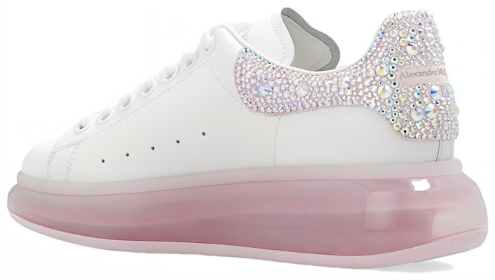(Women) Alexander McQueen Leather Platform Low Top 'White Silver' 733019WICYC8937 Shop (Women) Alexander McQueen Leather Platform Low Top 'White Silver' 733019WICYC8937