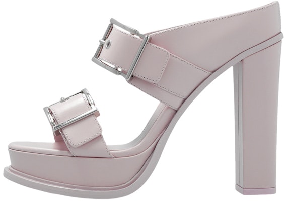 (Women) Alexander McQueen Leather Platform Peep Toe 'Purple' 734985WHSWD5739 Buy (Women) Alexander McQueen Leather Platform Peep Toe 'Purple' 734985WHSWD5739