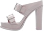 Buy (W) Alexander McQueen Kasut Platform Kulit Peep Toe 'Ungu' 734985WHSWD5739