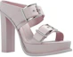 Order (W) Alexander McQueen Kasut Platform Kulit Peep Toe 'Ungu' 734985WHSWD5739