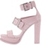 Buy (W) Alexander McQueen Sandal Platform Kulit 'Pink Buckle' 734984WHSWD5739