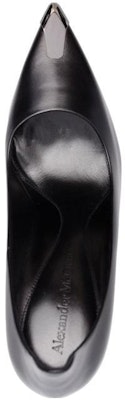 (Women) Alexander McQueen Leather Pointed-Toe Stiletto 'Black' 709996WHSWD1081 Purchase (Women) Alexander McQueen Leather Pointed-Toe Stiletto 'Black' 709996WHSWD1081