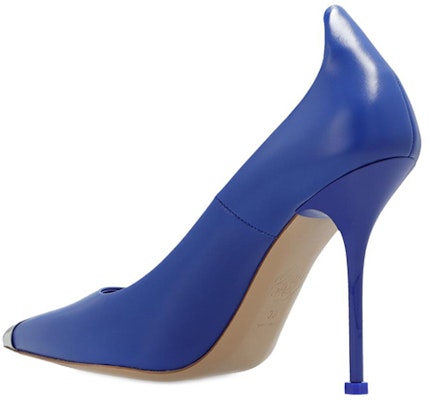 (Women) Alexander McQueen Leather Pointed High Heels 'Blue' 709996WHSWD4394 Lookbook (Women) Alexander McQueen Leather Pointed High Heels 'Blue' 709996WHSWD4394