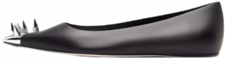 Buy (Women) Alexander McQueen Leather Pointed Toe Slip-On 'Black' 651815WIA141081