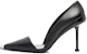 (W) Alexander McQueen Kulit Tumit Runcing Slip-On Hitam 'Stiletto Selesa Anti-Gelincir' 768104WIEA31081
