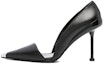 Buy (W) Alexander McQueen Kulit Tumit Runcing Slip-On Hitam 'Stiletto Selesa Anti-Gelincir' 768104WIEA31081