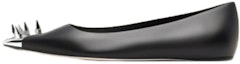 Buy (W) Alexander McQueen Kasut Kulit Slip-On Hujung Tajam 'Hitam' 651815WIA141081