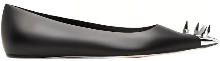 Order (Women) Alexander McQueen Leather Pointed Toe Slip-On 'Black' 651815WIA141081