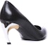 Lookbook (W) Alexander McQueen Kulit Runcing Toe Slip-On Stiletto 6.5cm 'Hitam' 780687WIEX21399
